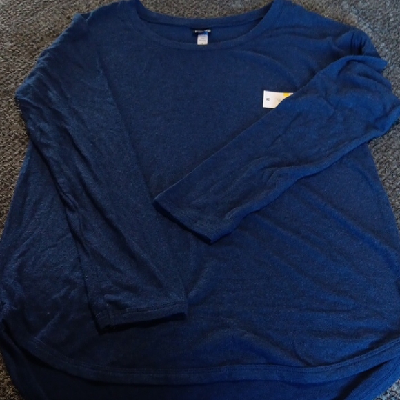 Felina Deep Blue Long Sleeve Top - Picture 3 of 3